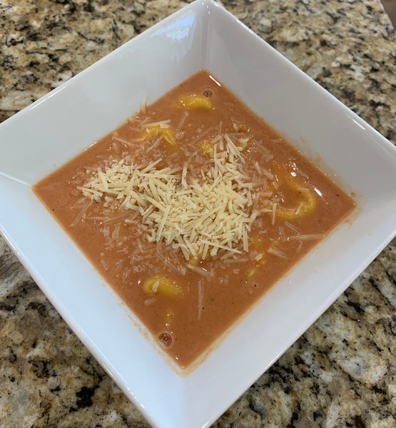 Creamy Tortellini Tomato Soup